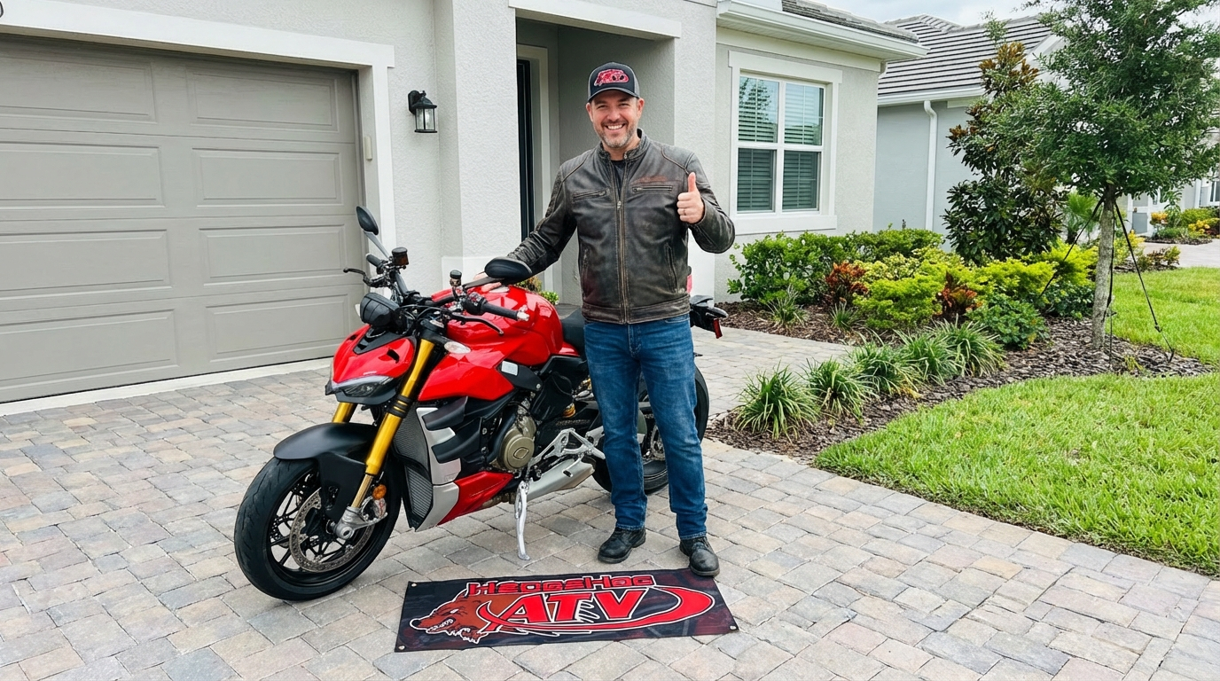 Customer testimonial photo